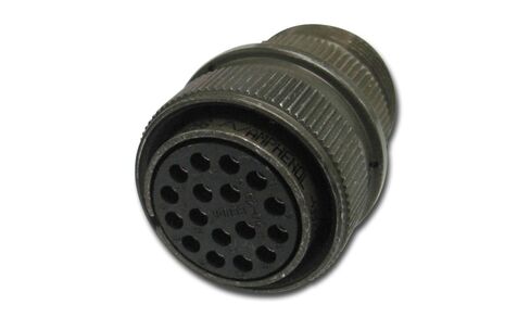 MS3106A28-21S Circular Connector Socket General Duty Non-Environmental Threaded Coupling Solder Termination Straight Plug 28-21 Insert Arrangement 28 Shell Size 37 Contacts in Kuwait