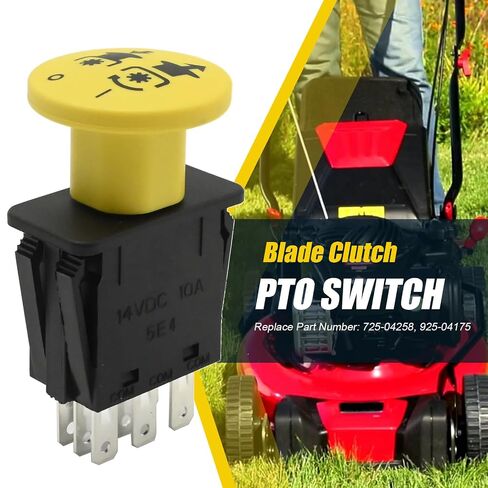 725-04258 مفتاح PTO لقابض الشفرة، بديل لجزازة MTD Craftsman Cub Cadet، LT1018 LT1022 LT1024 LT1042 LT1045 LT1046 LT1050، يستبدل 925-04175 725-04258 in Kuwait