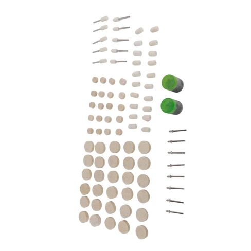90 Pcs Wool Felt Polishing Wheel Kit for Rotary Tools Polishing and Effective for Metal and Non-Metallic Surfaces, Metal Cleaning, Unrusting, Grinding, Stripping in Kuwait