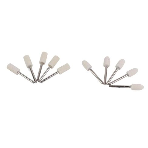 90 Pcs Wool Felt Polishing Wheel Kit for Rotary Tools Polishing and Effective for Metal and Non-Metallic Surfaces, Metal Cleaning, Unrusting, Grinding, Stripping in Kuwait