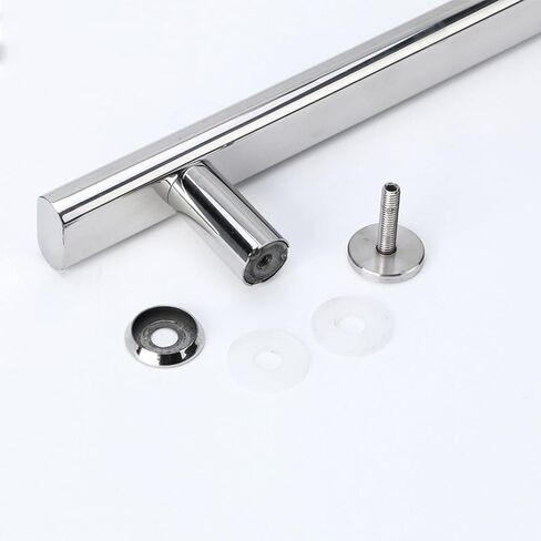 Polished SUS304 Stainless Steel Heavy Duty Bathroom Shower Pull Push Door Handles, 600mm Knobs for Durable, Stylish Bathroom Doors in Kuwait