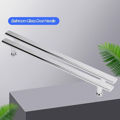 Polished SUS304 Stainless Steel Heavy Duty Bathroom Shower Pull Push Door Handles, 600mm Knobs for Durable, Stylish Bathroom Doors in Kuwait