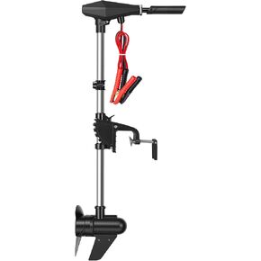 58 LBS Trolling Motor, Brushless Electric Motor with Stepless Speed Control, 30 Inch Shaft, LED Battery Indicator, Transom Mounted for Kayak, Fishing Boat in Kuwait