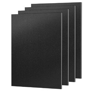 ABS Plastic Sheet 8 x 12 x 1/8 inch Thick 3mm Moldable Plastic Sheet Black Thermoplastic Sheet Good Thermoforming, for DIY Crafts (2, Black, 8 x 12 x 1/8) in Saudi Arabia