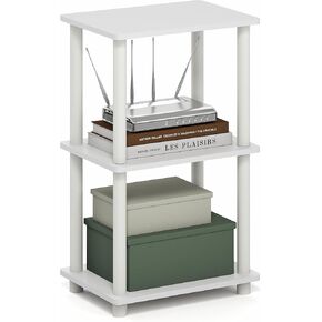 FURINNO Turn-N-Tube 5-Tier Corner Storage Shelf, Espresso in Kuwait