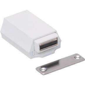 Sugatsune ML-ZN80 3-7/16" Long Zinc Magnetic Cabinet Push Latch for Large Doors - White in Kuwait