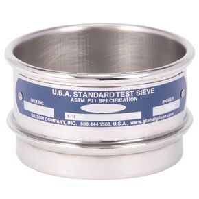 Gilson Performer V3SF #10 Stainless Steel Sieve, #10, 3" Diameter, Full Height in Saudi Arabia
