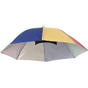 Hat Umbrella | Kids Umbrella Hat Rain Protection | Adjustable Headgear Waterproof Headwear Outdoor Gear for Men Women Adults Kids Ladies in Kuwait
