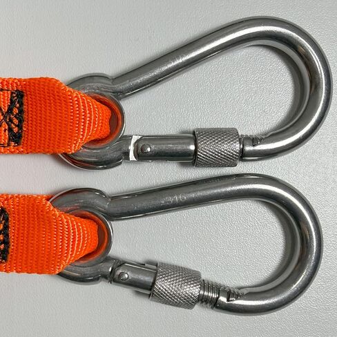 2 Point Dinghy Towing Bridle with Float – Heavy Duty 1" Polyester Webbing, Reinforced Stitching, Stainless Steel Hardware, Floating Tow Line for Inflatable Boats in Kuwait