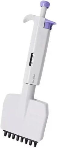 ماصة يدوية قابلة للتعديل 8/12 قناة متعددة القنوات MicroPipette 121 درجة مئوية ماصة مختبرية، عالية الدقة (8 قنوات 10-100ul) in Kuwait
