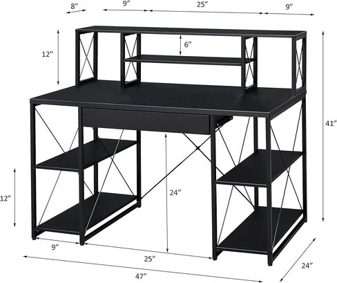 Black Writing Desk in Kuwait