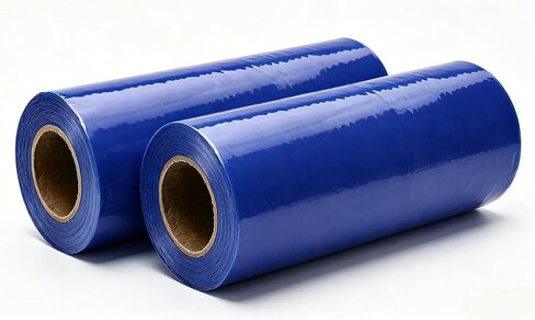 Disposable PE Shoe Cover Dispenser Transparent Wide Film Roll Temporary Carpet Floor Protect Wrapping Household Supply(15cm*3.5cm-2rolls-b) in Kuwait