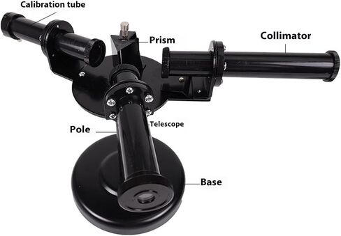 Education Equipment Three-Tube Spectroscope Optical Experiment Physical Lab Instrument for Students Study Spectroscope Prism Beam Splitter Physics Teaching Device School Science Tool in Kuwait