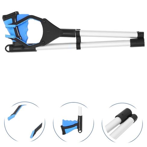 BESPORTBLE Portable Trash Picker Tool Aluminium Alloy and Plastic Construction, 11cm Opening for Easy Picking of Trash, Convenient Litter Grabber for Outdoor Cleanup and Waste Collection in Kuwait