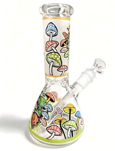 8 inch Heavy Bong Beaker + 14mm Bowl, Water Pipe USA in Kuwait