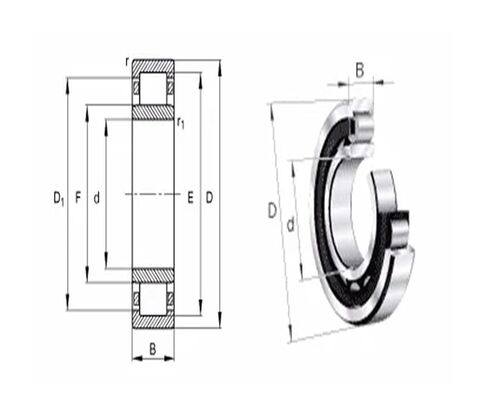 1 قطعة N206ECP 30X62X16 محامل أسطوانية تشكيله in Kuwait
