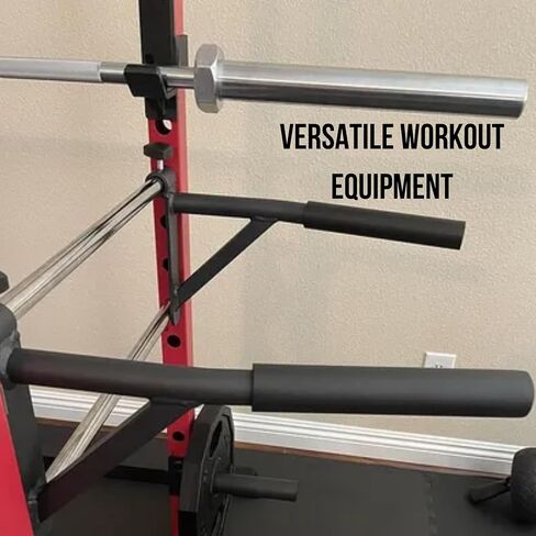 Rep Fitness Dip Bar Attachment | Home Gym Equipment | Pull Up Bar Accessory | Strength Training Attachment for PR-1000 Stationary Rack | Parallettes Bars | Power Tower Add-On | Calisthenics Gear in Kuwait