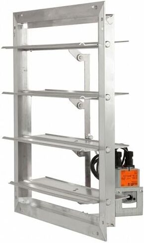 Dayton Mtrzd Damper,For Fan Dia. 24",100-240V 3C315-1 Each in Saudi Arabia