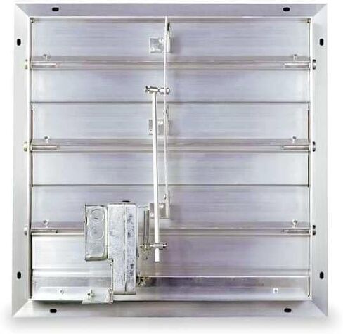 Dayton Mtrzd Damper,For Fan Dia. 24",100-240V 3C315-1 Each in Saudi Arabia