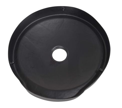 Vestil DC-P-55-CAN-UF-BK غطاء من البولي إيثيلين منخفض الكثافة سعة 55 جالونًا عالميًا لإعادة التدوير باللون الأسود in Kuwait