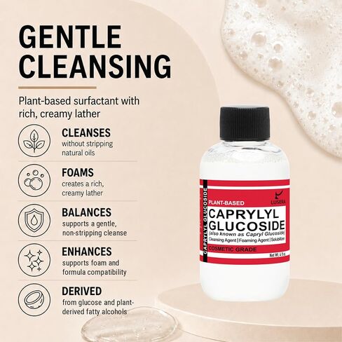 Caprylyl/Capryl Glucoside Surfactant, 4 fl oz in Kuwait