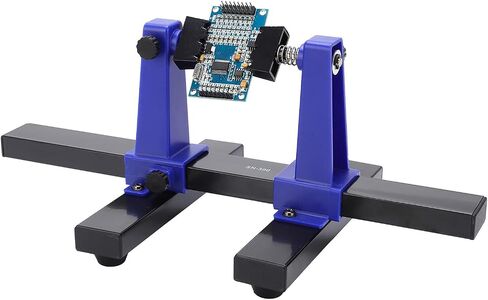 Circuit Board Clamping Kit, Adjustable Printed Circuit Board Holder Frame, 360 Degrees Rotatable PCB Frame Stand Clamp Printed Hand Soldering Repair Tool in Kuwait
