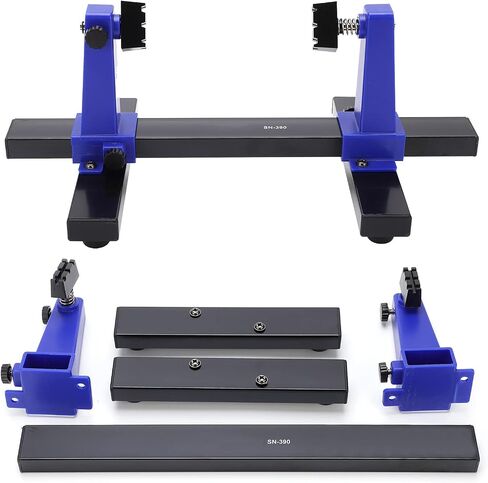 Circuit Board Clamping Kit, Adjustable Printed Circuit Board Holder Frame, 360 Degrees Rotatable PCB Frame Stand Clamp Printed Hand Soldering Repair Tool in Kuwait