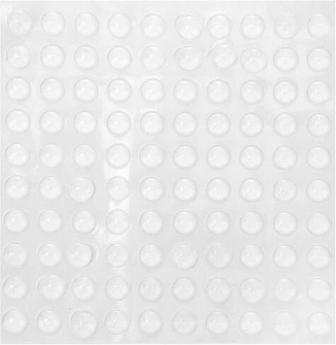Silicone Cabinet Door Bumpers Pads, Self-Adhesive Noise Reduction Furniture Pads, Easy to Apply Protective Bumpers for Doorknob and Chair, 1 Sheet in Kuwait