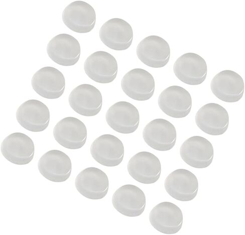 Uonlytech 64 Particles Silicone Adhesive Bumper Pads for Door Handle and Furniture Surface, White Cabinet Door Bumpers with Easy Installation and Shock Absorption for Home Decor and Other in Kuwait