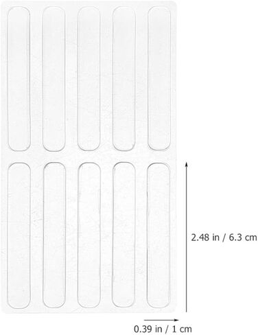 Alipis Cabinet Door Bumpers 10 Sheets Self-Adhesive Flexible Glue Pads for Sliding Doors and Glass Tabletops Anti-Collision Protective Bumpers to Prevent Items from Colliding in Kuwait