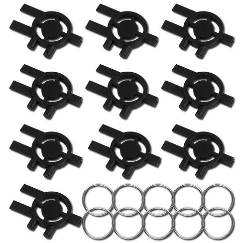 10 Pcs Dispenser Key Replacement for Cintas Sanis, 3-in-1 Toilet Paper Towel Holder Key Soap Dispensing, Paper Towel Dispenser Keys for Home Office School Maintenance Commercial Business in Kuwait
