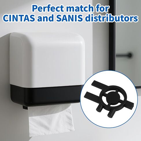 10 Pcs Dispenser Key Replacement for Cintas Sanis, 3-in-1 Toilet Paper Towel Holder Key Soap Dispensing, Paper Towel Dispenser Keys for Home Office School Maintenance Commercial Business in Kuwait