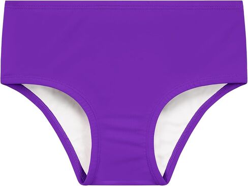 QBK Girls Swim Bikini Bottoms with Fully Lined， UPF50+ Rash Guard Swimsuit Sun Protection Quick Dry (2t-16Years) in Saudi Arabia
