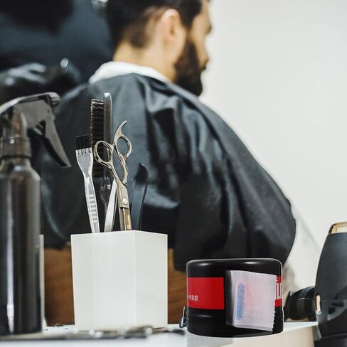 صندوق توزيع شريط الرقبة من housoutil، حامل لفافة ورق للرقبة صغير الحجم لمستلزمات صالونات التجميل وصالونات الحلاقة in Kuwait