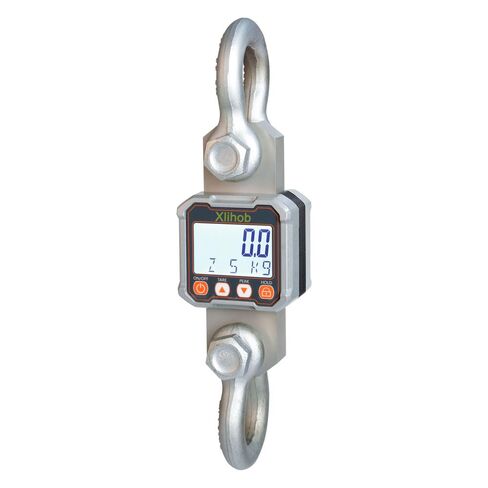مقياس القوة دينامومتر التوتر Xlihob 5T/11000lb لقياس الكابل/حبل السحب والدفع، مقياس تعليق الرافعة الرقمية 10000 رطل in Kuwait