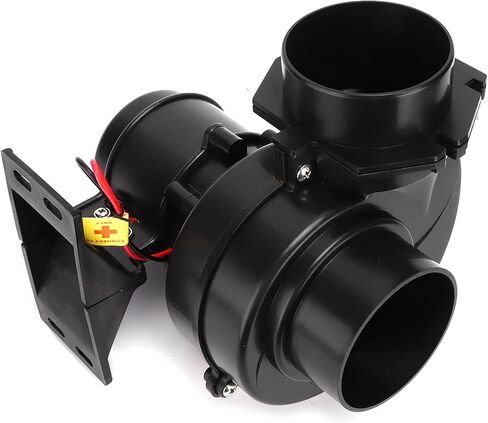 aqxreight مروحة منفاخ بيلج DC 130CFM مقاومة للتآكل ABS مروحة منفاخ بيلج DC 130CFM، تهوية ABS للقوارب والبحرية والحافلات البحرية بو in Kuwait