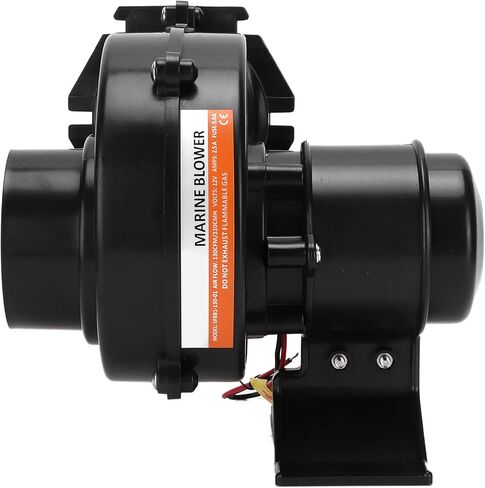 aqxreight مروحة منفاخ بيلج DC 130CFM مقاومة للتآكل ABS مروحة منفاخ بيلج DC 130CFM، تهوية ABS للقوارب والبحرية والحافلات البحرية بو in Kuwait