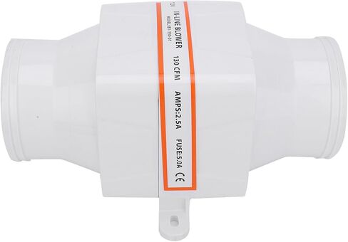 Naroote 3In in Line Marine Bilge Air Blower, Mute Strong Ventilation Fan, Water Proof Marine Bilge Air Blower with 12V DC 130CFM Design, Ideal for Yacht, Caravan & Boat in Saudi Arabia