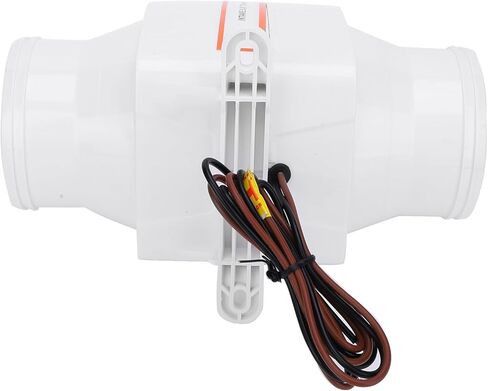 Naroote 3In in Line Marine Bilge Air Blower, Mute Strong Ventilation Fan, Water Proof Marine Bilge Air Blower with 12V DC 130CFM Design, Ideal for Yacht, Caravan & Boat in Saudi Arabia