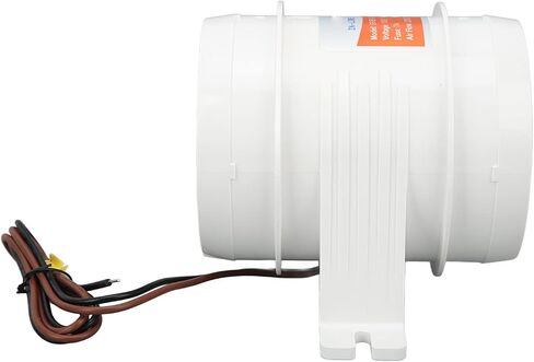Dioche منفاخ مروحة 12 فولت 4in مضمنة بيلج منفاخ الهواء DC12V 235CFM ارتفاع تدفق الهواء الكهربائية البحرية في خط مروحة للقوارب RVs اليخوت in Kuwait