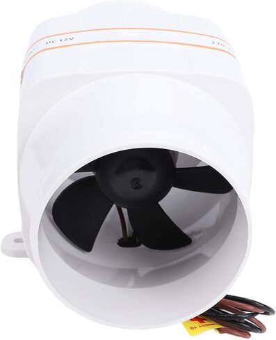 Keenso 4 in Line Marine Bilge Air Blower, 12V 270 CFM Quiet Boat Blower with 4 Impeller, for Yacht Sailboat Boat in Kuwait