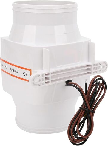 4in 270CFM Bilge Air Blower, 6 Fan Design for Maximum Airflow Efficiency with Motor Housing, for Marine Boat Engine Compartment Galley Bilge Bow Ventilation in Kuwait