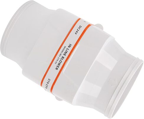 FILFEEL 4in 270CFM منفاخ الآسن مضمن كهربائي أبيض للقوارب البحرية تيار مستمر 24 فولت in Kuwait