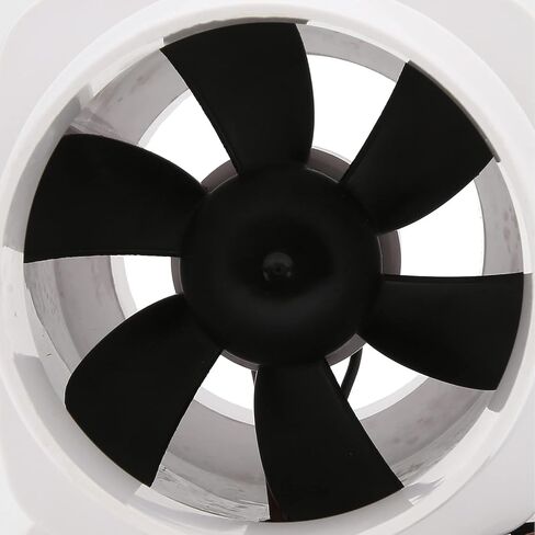 FILFEEL 4in 270CFM منفاخ الآسن مضمن كهربائي أبيض للقوارب البحرية تيار مستمر 24 فولت in Kuwait