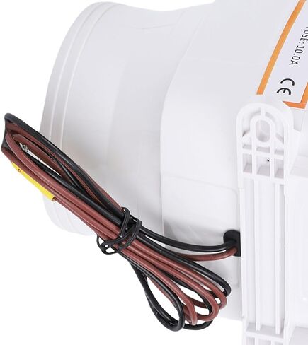 12V Inline Marine Bilge Air Blower, 270 CFM High Airflow Boat Engine Compartment Ventilation Fan with Quiet 4 Fan Impeller, ABS Housing for Yacht Sailboat in Kuwait