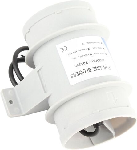 aqxreight 3 Inch 12V Silent Inline Blower Inline Marine Bilg 3 Inch 12V Silent Blower for Marine and RV Circulation, High Efficiency Duct Fan with Low in Kuwait