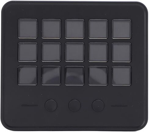 15 Customizable LCD Keys Studio Controller for Single Touch Operating for Stream Studio, Lightweight ABS Metal in Kuwait