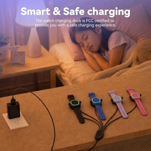 4 Port Magic Band Charger Charging Station Compatible with Disney Magic Band+ Plus, Multiple 4-in-1 MagicBand+ Charger for Multi MagicBand Plus,90 Min Full Charging for Disneyland Family Accessories in Saudi Arabia