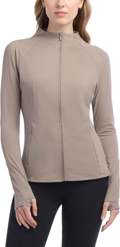 Danskin Women's Athletic Full Zip Nylon Yoga Jacket in Kuwait