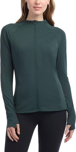 Danskin Women's Athletic Full Zip Nylon Yoga Jacket in Kuwait